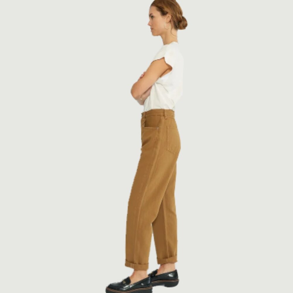 ÉTICA Bryce Pinch Waist Boyfriend in Tapenade NWT - Picture 6 of 12